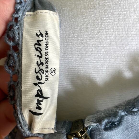 Impressions vintage washed cottagecore lagenlook dress - Picture 5 of 7